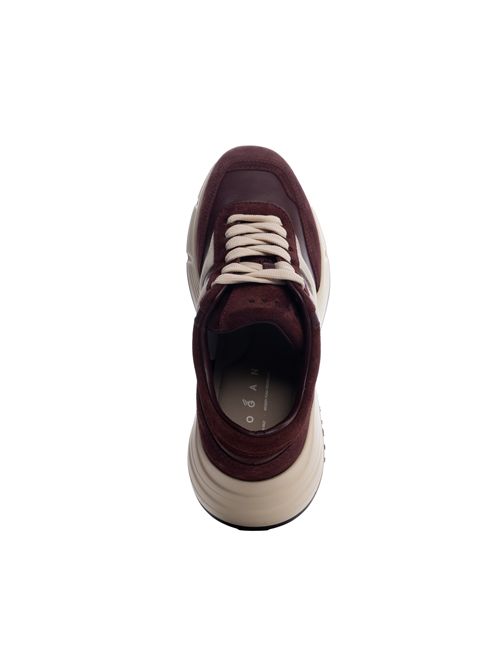 Sneakers Hi-Fi in pelle scamosciata Bordeaux HOGAN | HXW6690FR30 UHG0VT3
